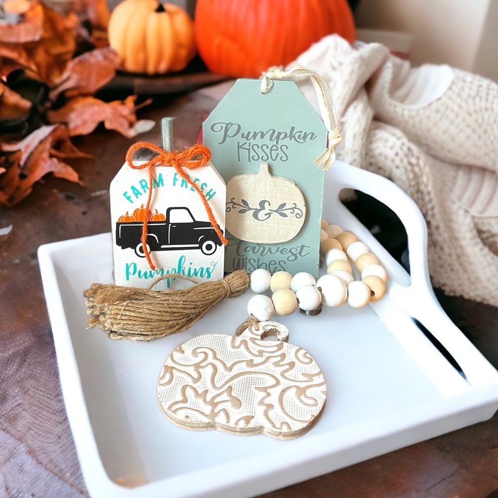 Set of 3 Fall Decor Items